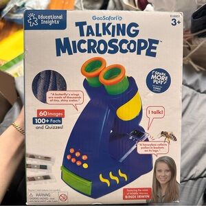 New talking microscope - educational insights